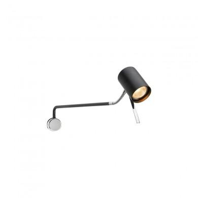 Applique Murale Alice 1x35W GU10 Noir MJ_107224 107224 Applique Murale Alice 1x35W GU10 Noir MARKSLOJD 107224