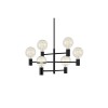 Lustre Capital 6x60W E27 Noir MARKSLOJD 107281