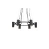 Suspension Industrielle Porto 6x12W GU10 Noir MARKSLOJD 107357