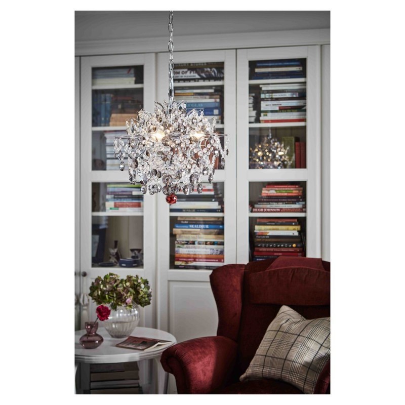 Lustre Hidden 6x40W E14 Chromé Multicouleur MARKSLOJD 107415