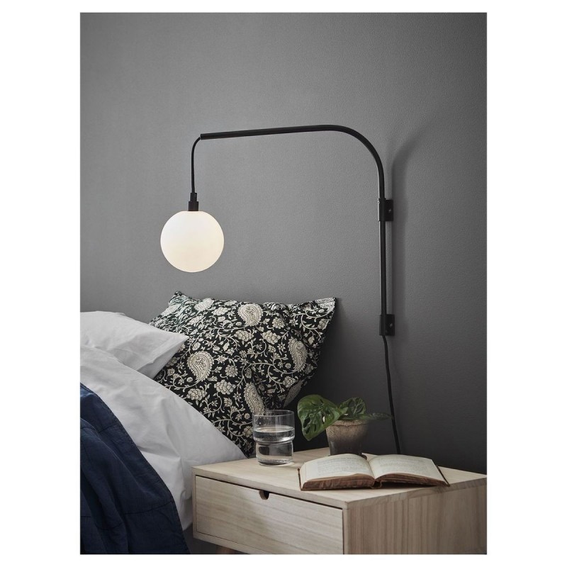 Applique Déportée Buddy 1x18W G9 Noir Blanc MJ_107494 107494 Applique Déportée Buddy 1x18W G9 Noir Blanc MARKSLOJD 107494