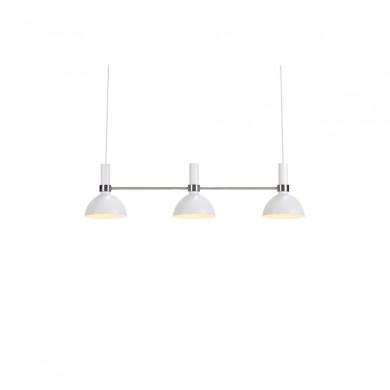 Suspension Larry 3x60W E27 Acier Blanc MARKSLOJD 107500