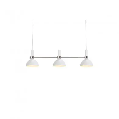 Suspension Larry 3x60W E27 Acier Blanc MARKSLOJD 107500