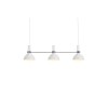 Suspension Larry 3x60W E27 Acier Blanc MARKSLOJD 107500