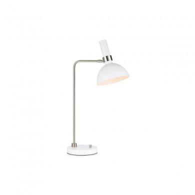 Lampe Larry 1x60W E27 Acier Blanc MARKSLOJD 107502