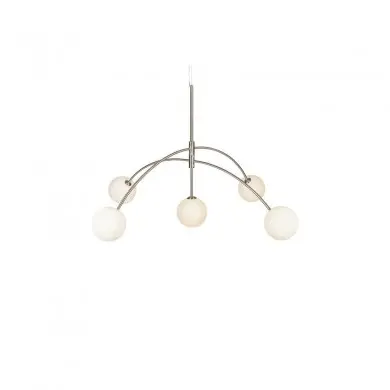Suspension Boule Heaven 5x28W G9 Acier Blanc MARKSLOJD 107559