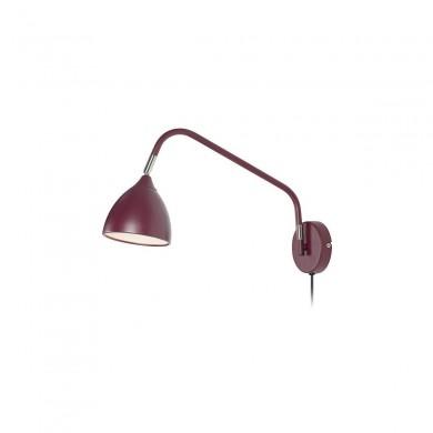 Applique Murale Valencia 1x6W GU10 Bordeaux MJ_107584 107584 Applique Murale Valencia 1x6W GU10 Bordeaux MARKSLOJD 107584