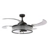 Ventilateur Plafond Retractable CORBELLE 122cm Noir BOUTICA DESIGN 212928