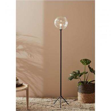 Lampadaire Trépied Andrew 1x20W G9 Noir Transparent MARKSLOJD 107750