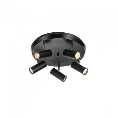 Plafonnier Industriel Torino 5x7W GU10 Noir MJ_107782 107782 Plafonnier Industriel Torino 5x7W GU10 Noir MARKSLOJD 107782