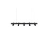 Suspension Industrielle Torino 5x7W GU10 Noir MARKSLOJD 107784