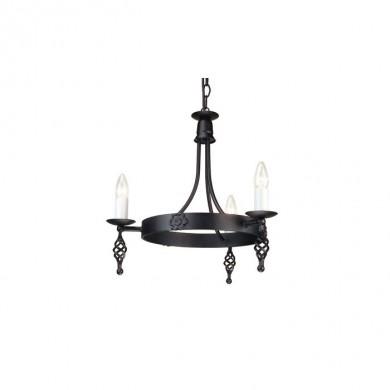 Lustre Belfry 3x60W Noir ELSTEAD LIGHTING by3