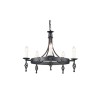 Lustre Belfry 5x60W Noir ELSTEAD LIGHTING by5