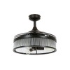 Ventilateur Plafond Retractable CORBELLE 122cm Noir BOUTICA DESIGN 212928