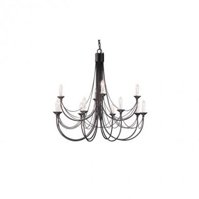 Lustre Carisbrooke 12x60W Noir ELSTEAD LIGHTING cb12blk