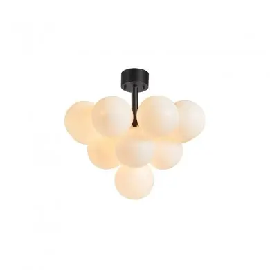 Plafonnier Boule Merlot 13x20W G9 Noir Blanc MARKSLOJD 107913