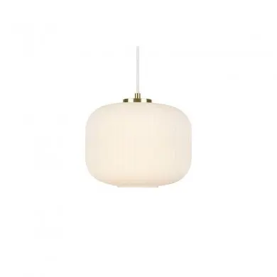 Suspension Sober 1x20W E27 Laiton Brossé Blanc MARKSLOJD 107918