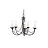 Lustre Carisbrooke 5x60W Noir ELSTEAD LIGHTING cb5blk