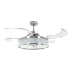 Ventilateur Plafond Retractable CORBELLE 122cm Chrome BOUTICA DESIGN 212929