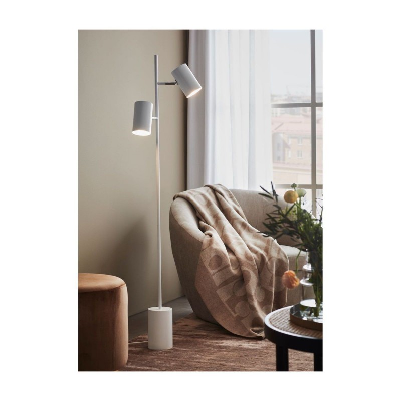 Lampadaire Twin 2x40W E14 Blanc MARKSLOJD 107948