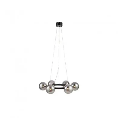 Suspension Circle 6x20W G9 Noir Fumé MARKSLOJD 108051