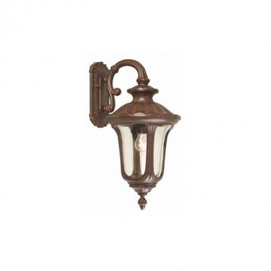 Applique Murale descendante Chicago H 56cm 1x100W Bronze rouillé ELSTEAD LIGHTING cc2m