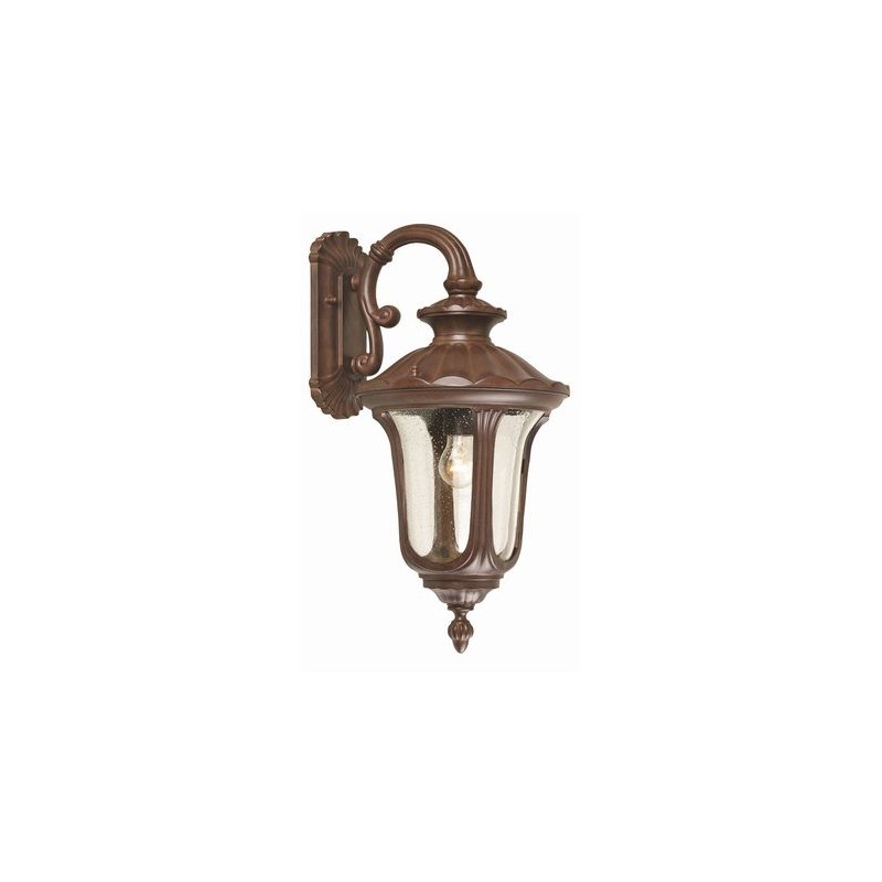 Applique Murale descendante Chicago H 56cm 1x100W Bronze rouillé ELSTEAD LIGHTING cc2m