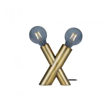 Lampe Simul 2x40W E14 E27 Laiton Antique MJ_108053 108053 Lampe Simul 2x40W E14 E27 Laiton Antique MARKSLOJD 108053