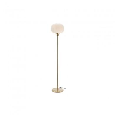 Lampadaire Sober 1x40W E27 Laiton Brossé Blanc MARKSLOJD 108054