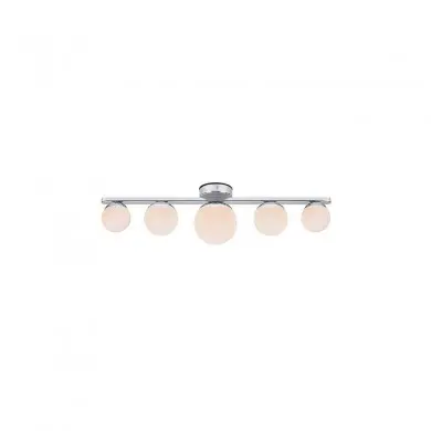 Plafonnier Puro 5x20W G9 Chromé Blanc MARKSLOJD 108066