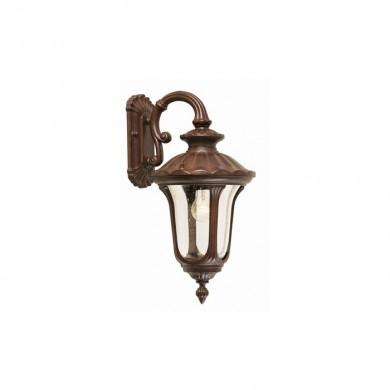 Applique Murale descendante Chicago H 47cm 1x100W Bronze rouillé ELSTEAD LIGHTING cc2s