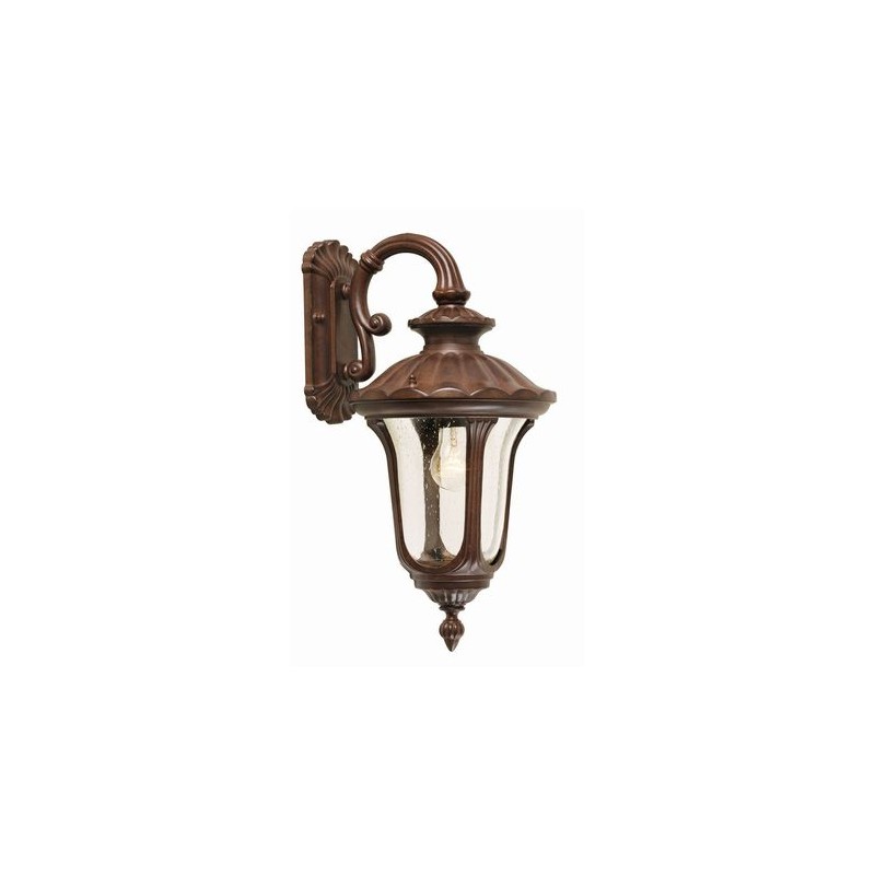 Applique Murale descendante Chicago H 47cm 1x100W Bronze rouillé ELSTEAD LIGHTING cc2s