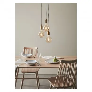 Suspension Bronx 3x60W E27 Bronze H152 MARKSLOJD 108099