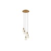 Suspension Industrielle Bronx 5x60W E27 Bronze MARKSLOJD 108100