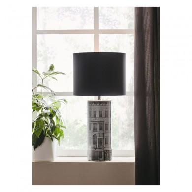 Lampe Abat-Jour Ichi 1x60W E27 Gris Noir MARKSLOJD 108103