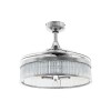 Ventilateur Plafond Retractable CORBELLE 122cm Chrome BOUTICA DESIGN 212929