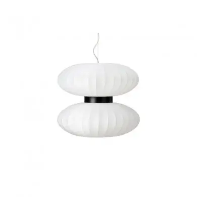 Suspension Daburu 2x40W E27 Noir Blanc MARKSLOJD 108113