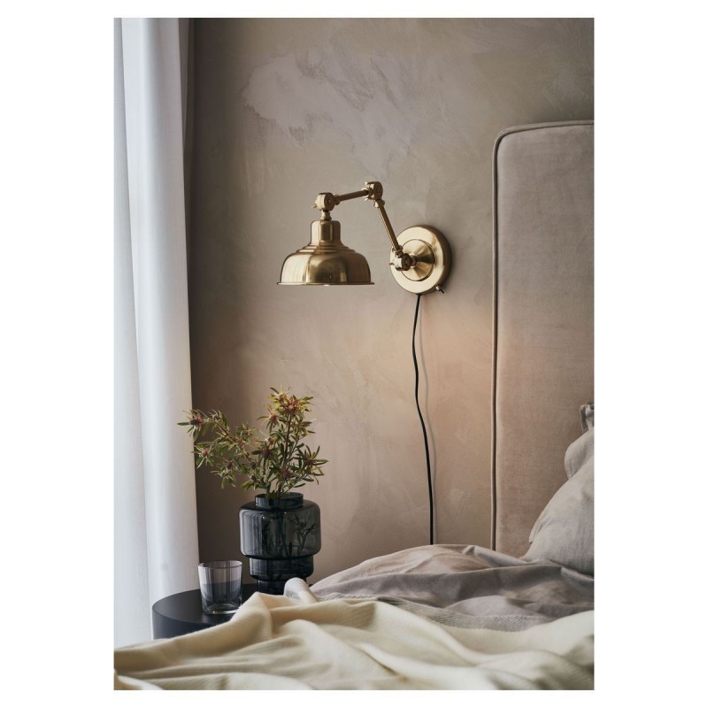 Petite Lampe Laiton, Applique Articulée