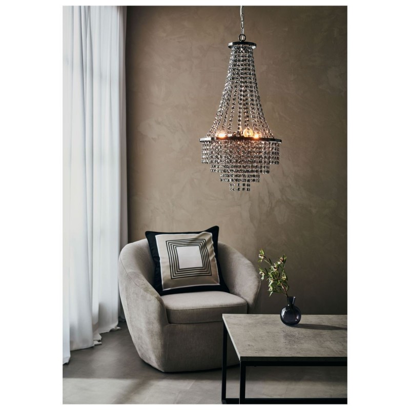 Lustre Allington 3x25W E14 Noir Chromé MARKSLOJD 108124