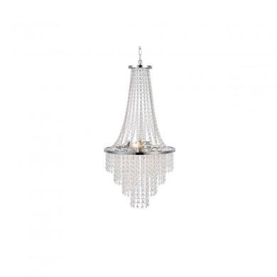 Lustre Montgolfière Pampilles Allington 3x25W E14 Chromé MARKSLOJD 108125