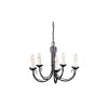 Lustre Chartwell 5x60W Noir ELSTEAD LIGHTING ch5blk