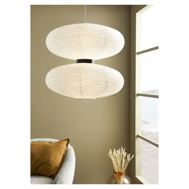 Suspension Dual 2x15W E27 Blanc MARKSLOJD 108215