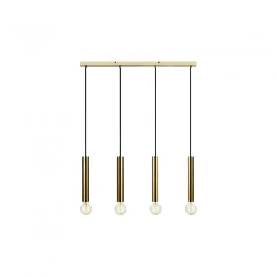 Suspension Sencillo 4x40W E27 Laiton MARKSLOJD 108263