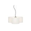 Suspension Oturo 3x40W E14 Noir Blanc MARKSLOJD 108266