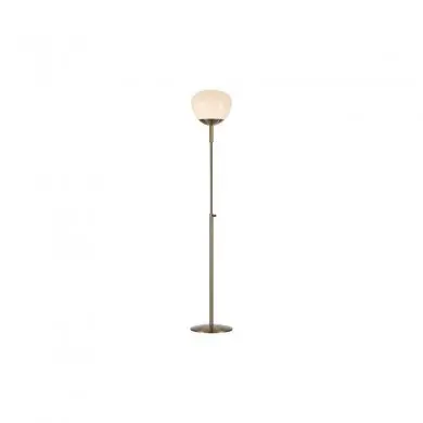 Lampadaire Rise 1x40W E27 Laiton Antique Blanc MARKSLOJD 108277
