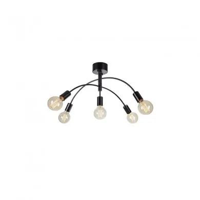 Plafonnier Boule Cygnus 5x40W E27 Noir MJ_108284 108284 Plafonnier Boule Cygnus 5x40W E27 Noir MARKSLOJD 108284
