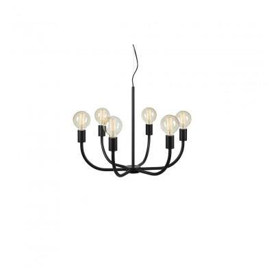 Lustre Amistoso 6x40W E27 Noir MARKSLOJD 108290