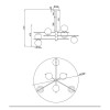 Suspension Boule Lustre Nostalgia Or Mat 6x40W E14 MAYTONI MOD048PL-06G