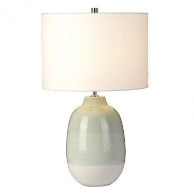 Lampe Céramique Chelsfield Blanc Nickel 1x60W E27 ELSTEAD LIGHTING CHELSFIELD-TL
