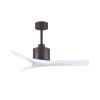 Ventilateur de Plafond Mollywood 107cm Bronze Blanc ATLAS FAN MW-TB-WH-42